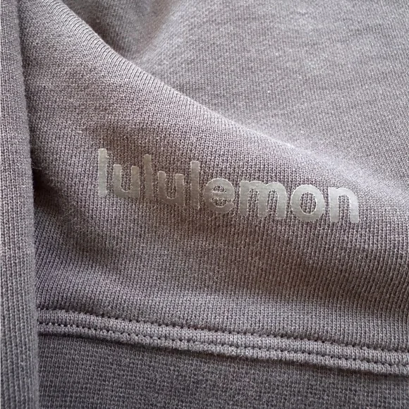 Lululemon Perfectly Oversized Cropped Crew, French Terry, size 2, Black - Picture 3 of 3